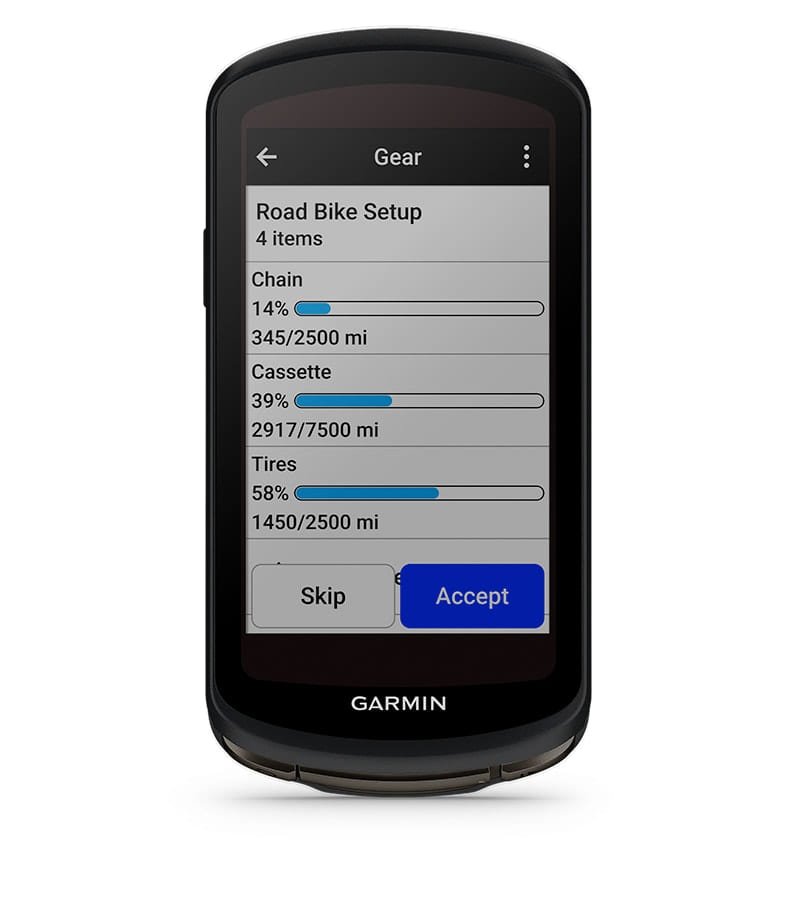 On-Device Gear Tracking
