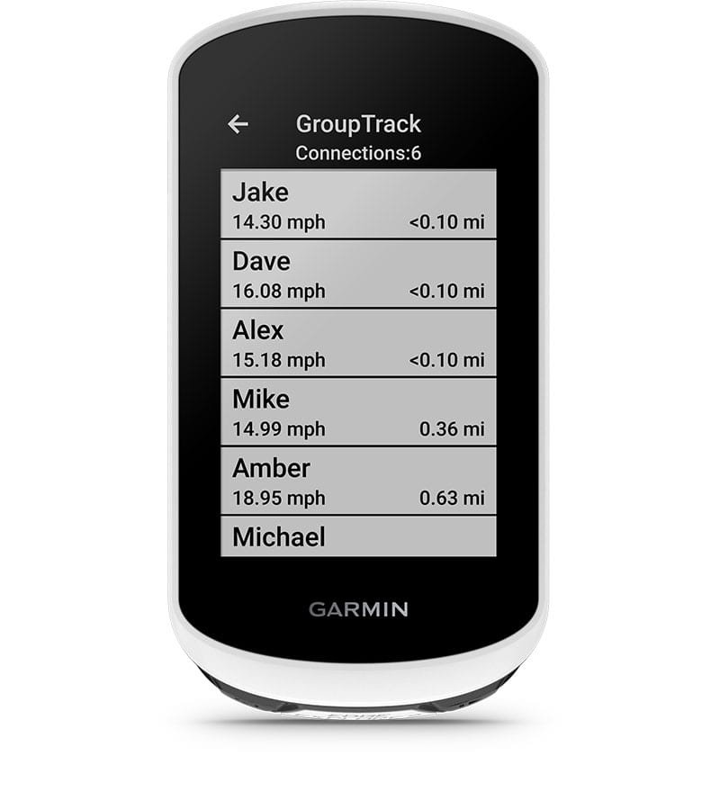 Grouptrack Feature